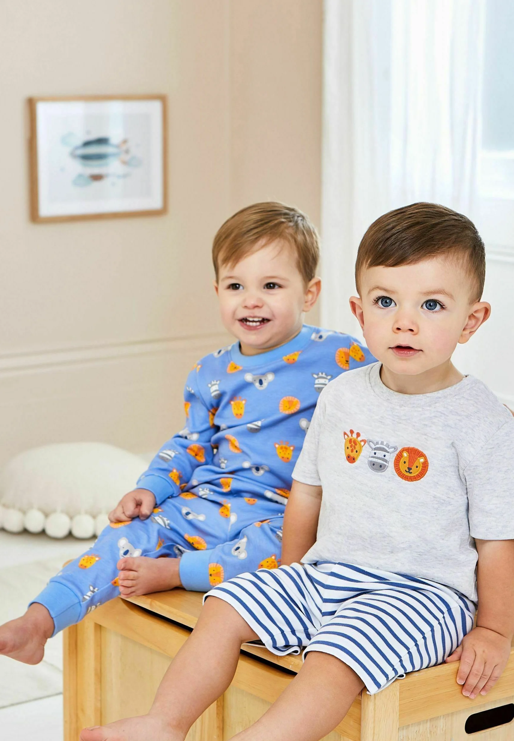 JoJo Maman Bébé 2-PACK SAFARI SET - Pijamas
