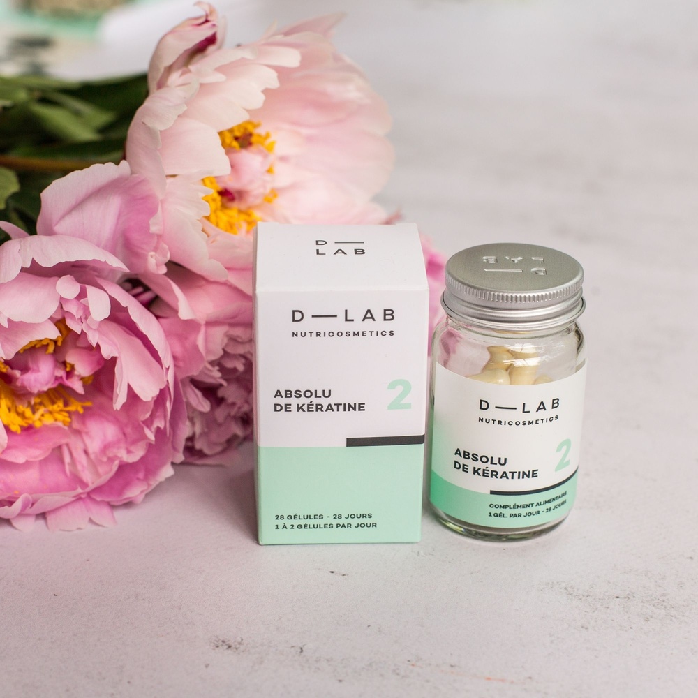 D-Lab Nutricosmetics Absolu de Kératine - 1 Mois Anti-chute & Réparation