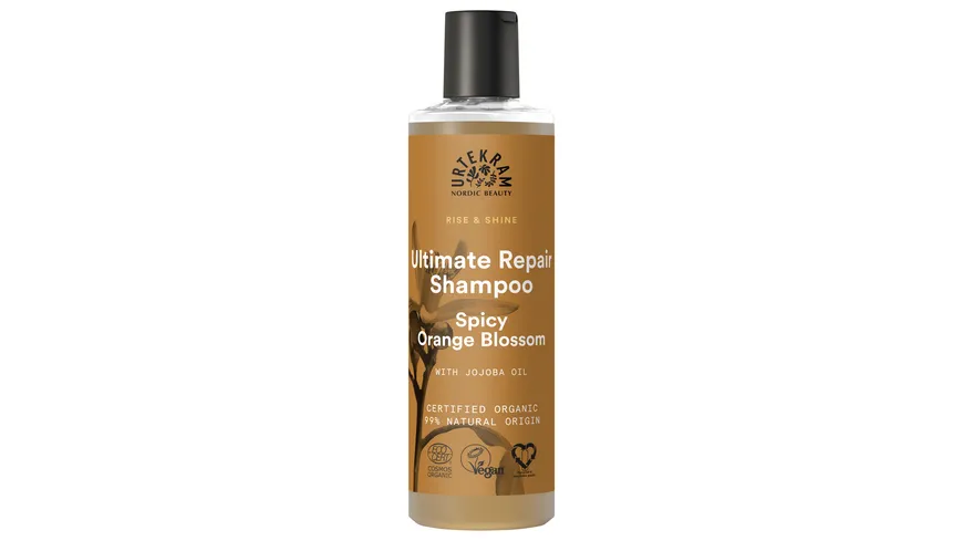 URTEKRAM Rise & Shine Ultimate Repair Shampoo Spicy Orange Blossom 250 ml
