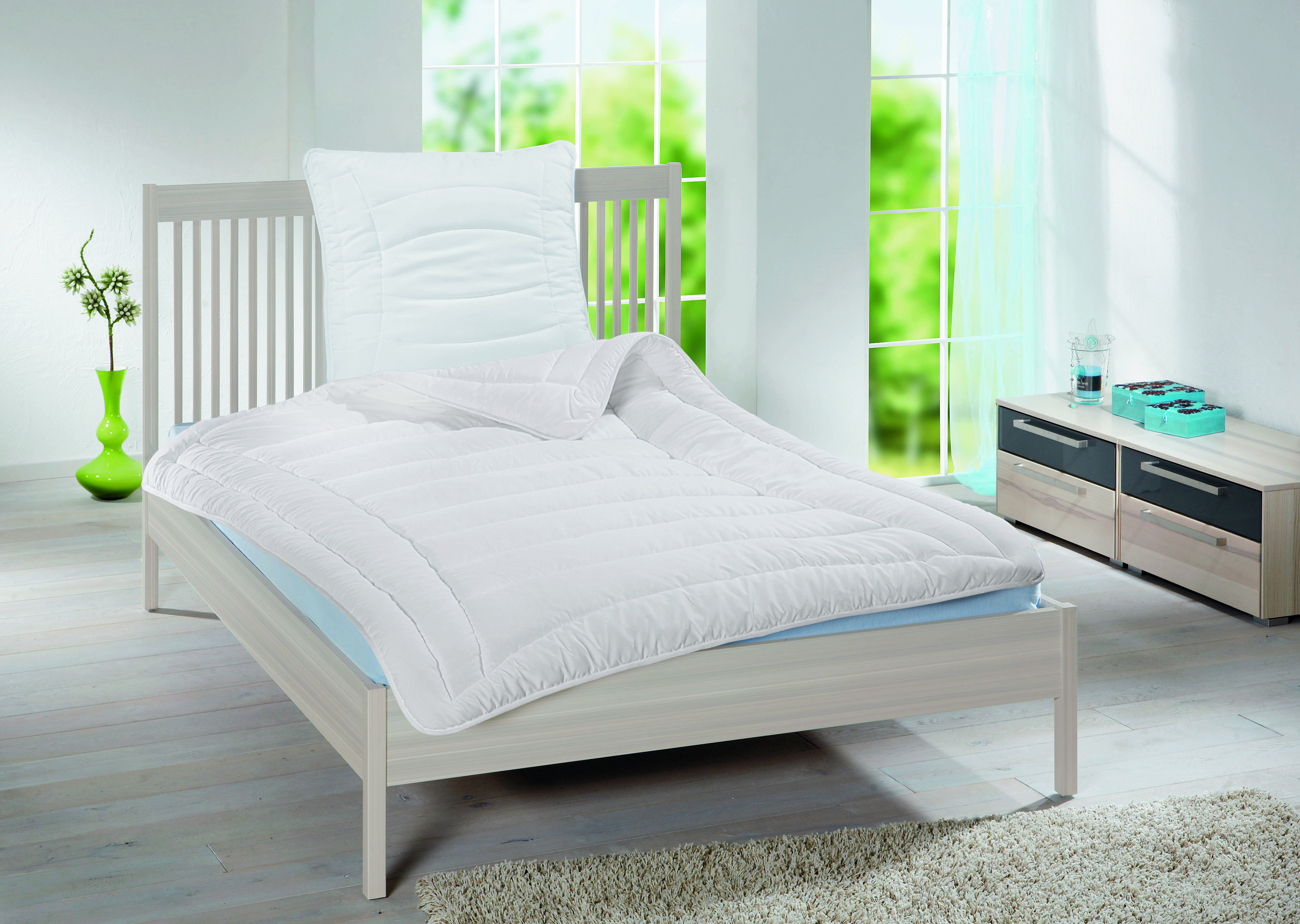 OptiDream Körperzonen Steppbett 135 x 200 cm