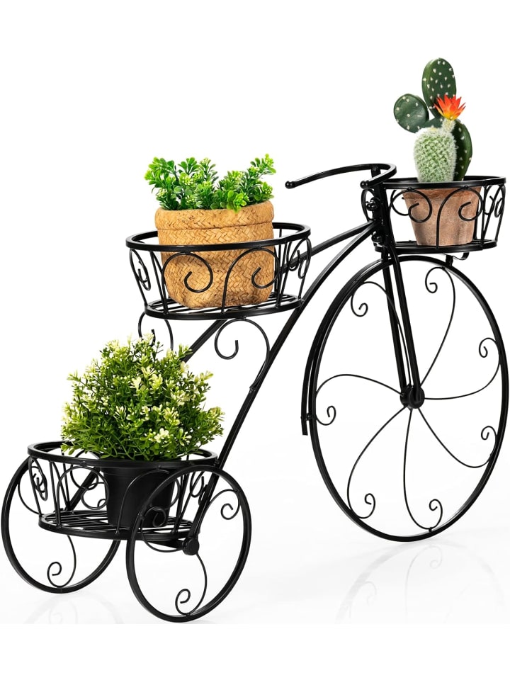 COSTWAY Blumenständer in Schwarz günstig kaufen onesize