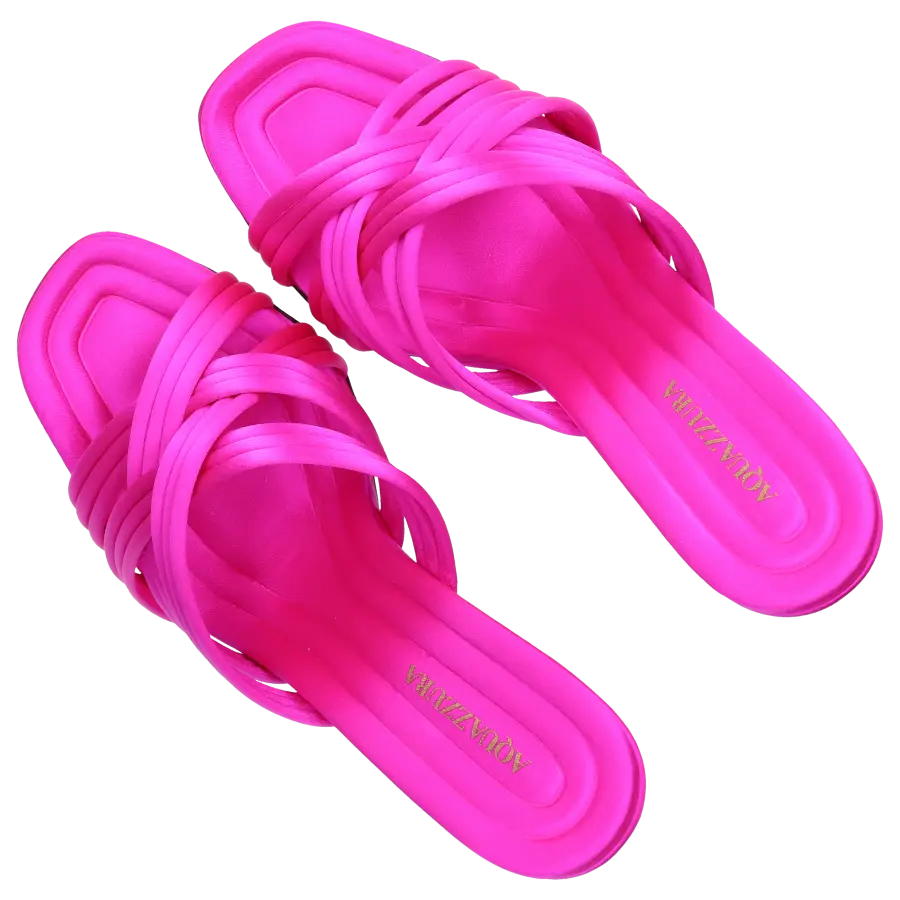 Aquazzura - Sandalen OHUHU 95 Seide - pink