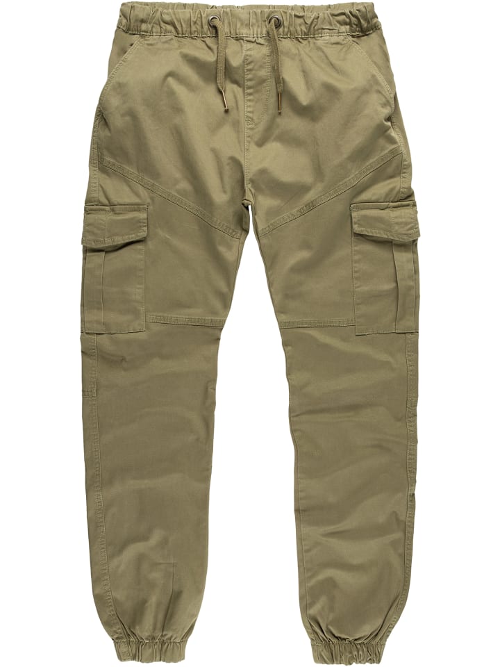 Amaci&Sons Cargo Jogger-Chino SAN ANTONIO in Olive günstig kaufen