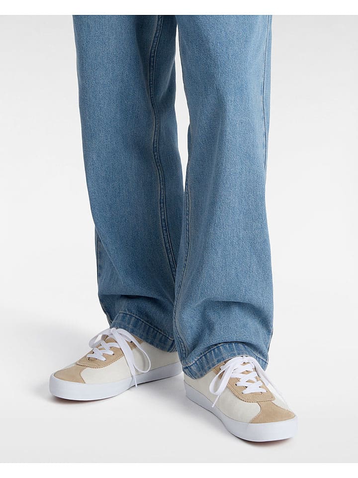 Vans Leder-Sneakers in Creme/ Beige günstig kaufen