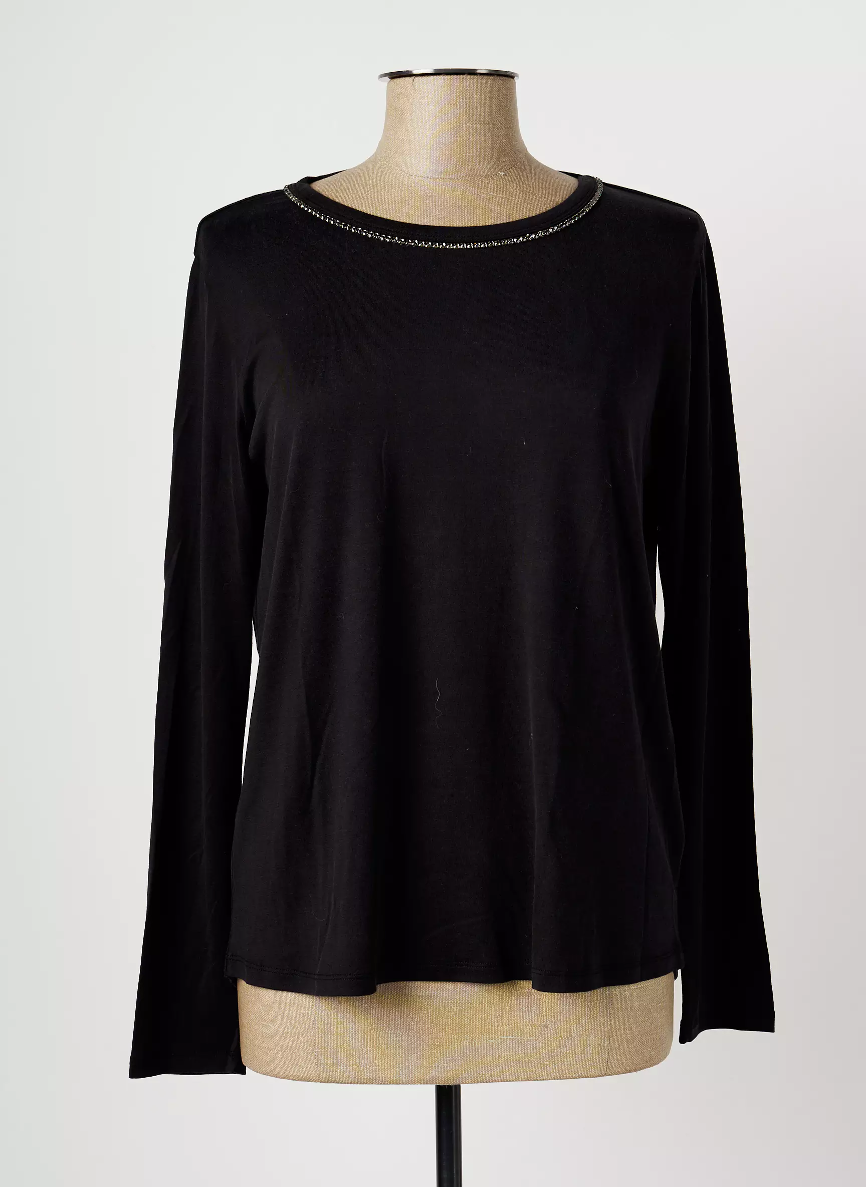 Majestic Filatures Tshirts Femme couleur noir