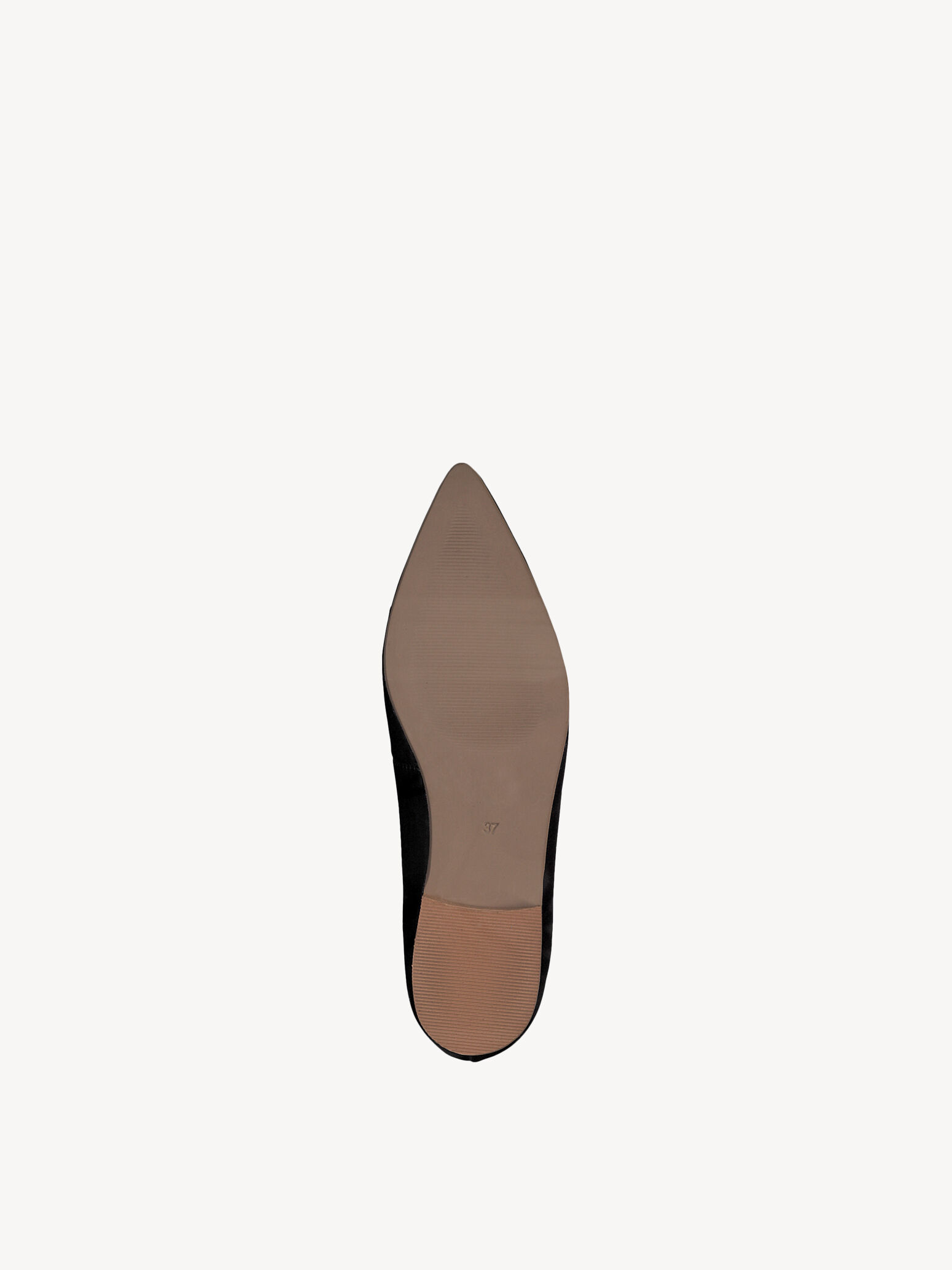 Ballerine en cuir - noir