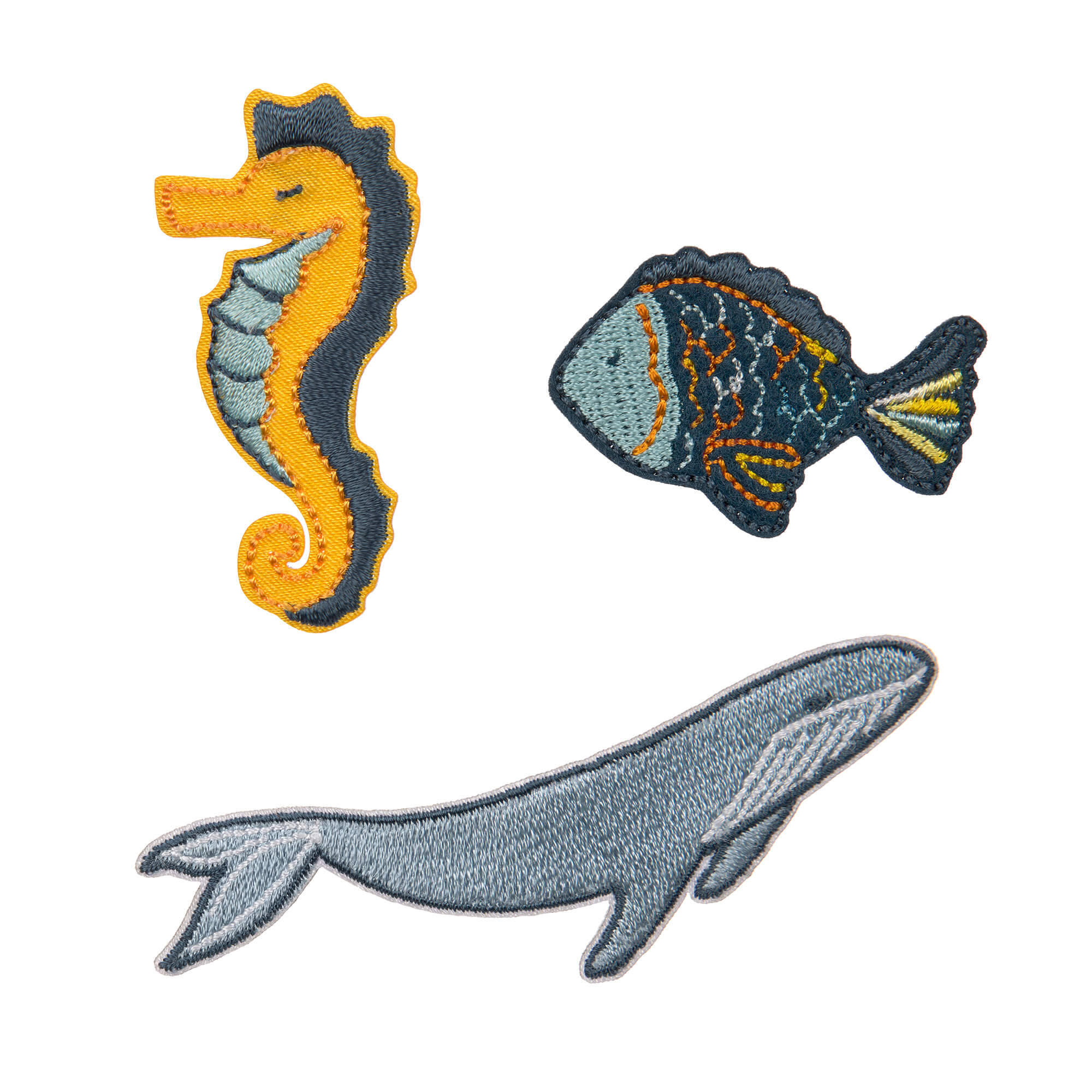 Textil-Sticker (3 Stk) - Schul Set Unique, See