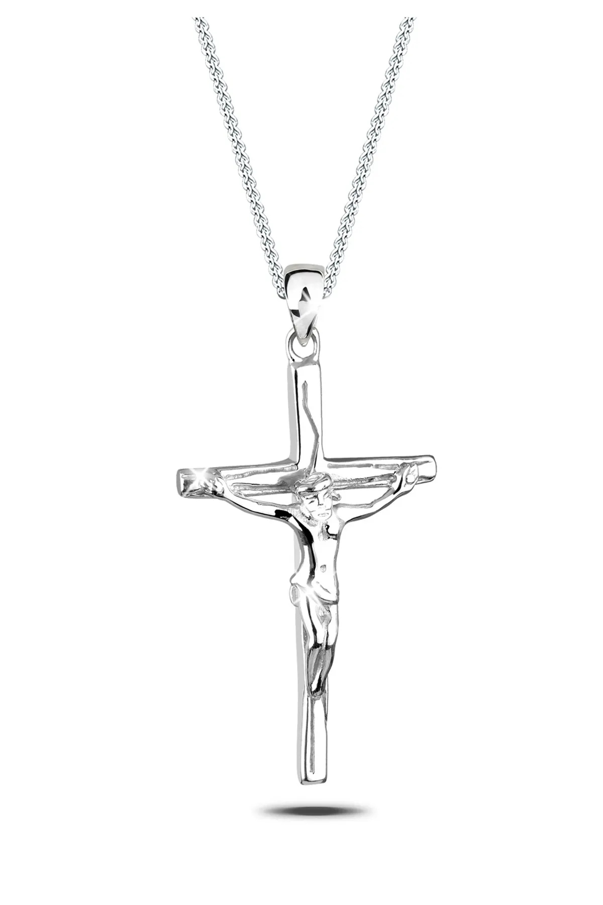 ELLI  Halskette Kreuz Jesus Konfirmation Kommunion 925 Silber