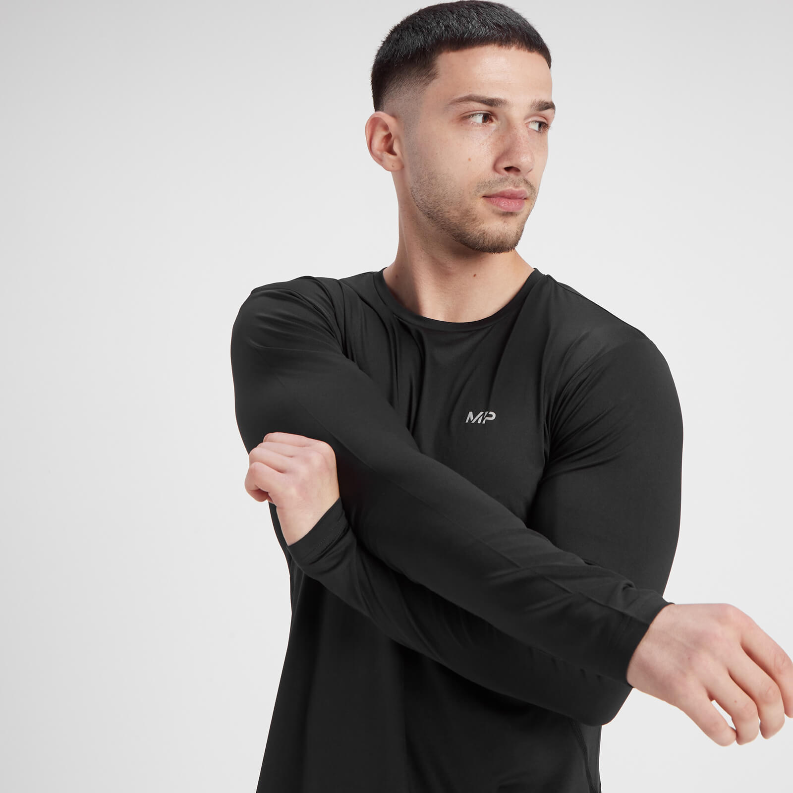 T-shirt à manches longues MP Velocity pour hommes – Noir