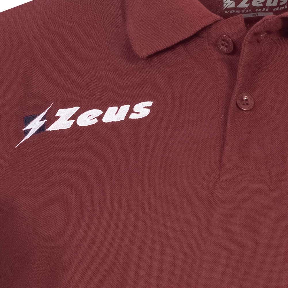Zeus Basic Herren Poloshirt dunkelrot