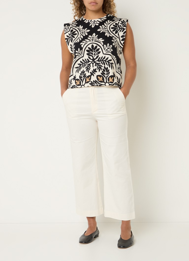 Benetton Sleeveless top with floral print