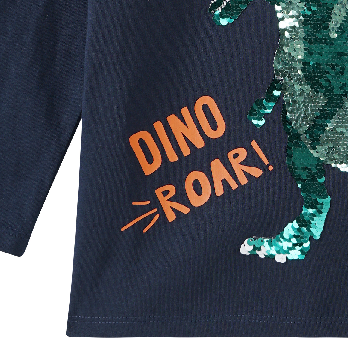Jungen Langarmshirt mit Wendepailletten