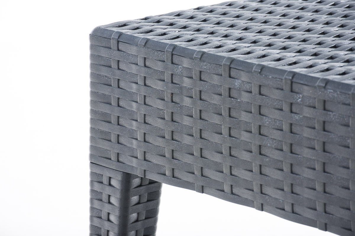 CLP Gartentisch Miami Polyrattan, aus Kunststoff stapelbar