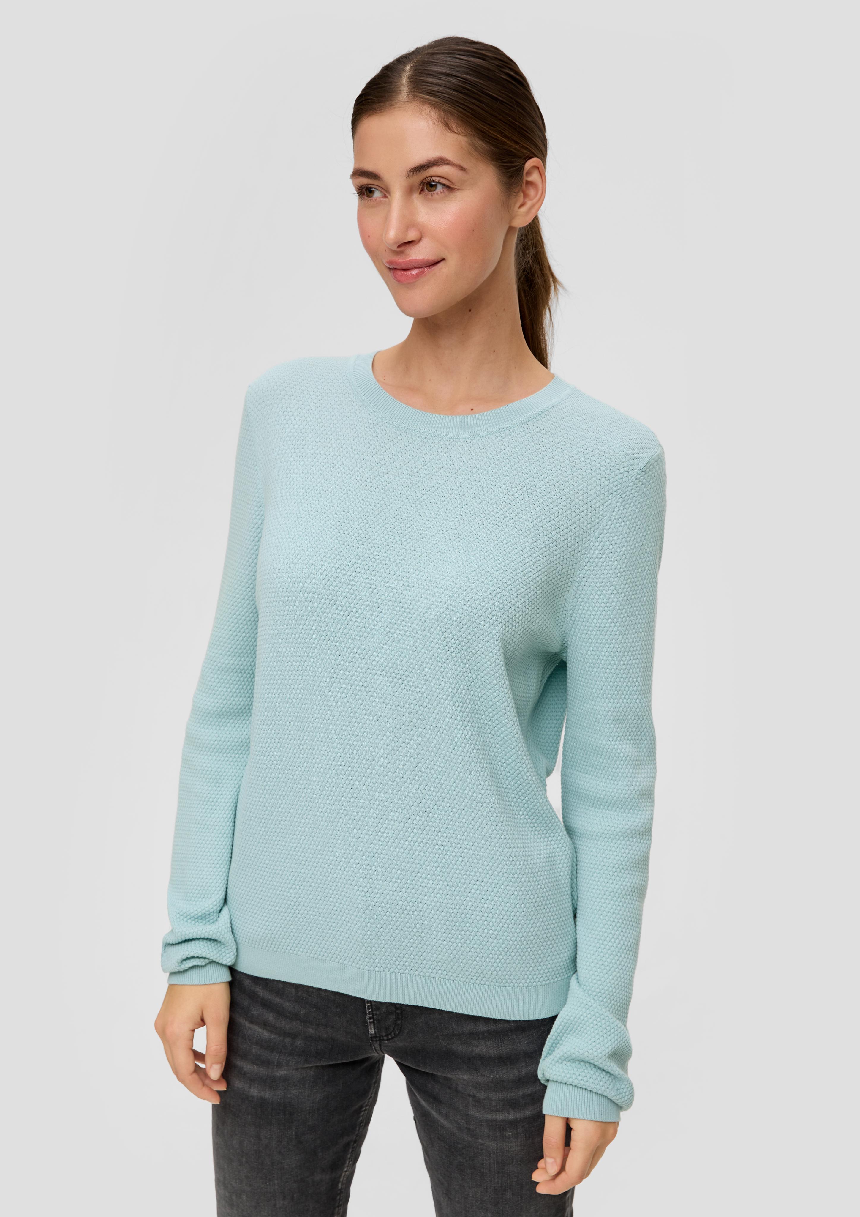 Strickpullover mit Dobby-Struktur  2140704-6103