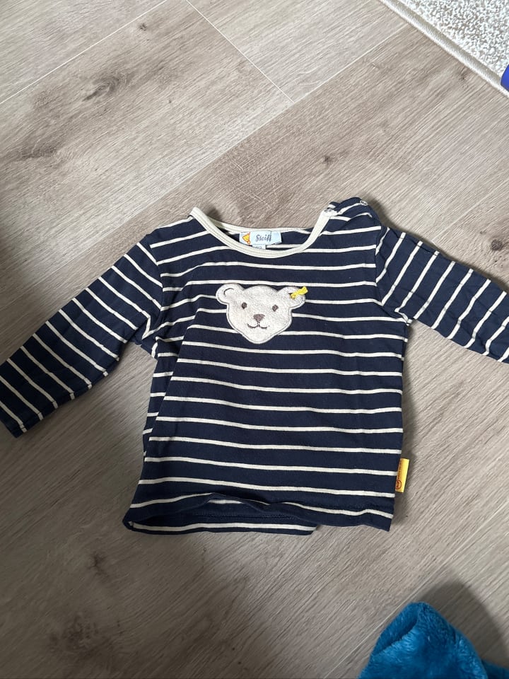 Steiff Longsleeve in Schwarz/ Beige günstig kaufen 62