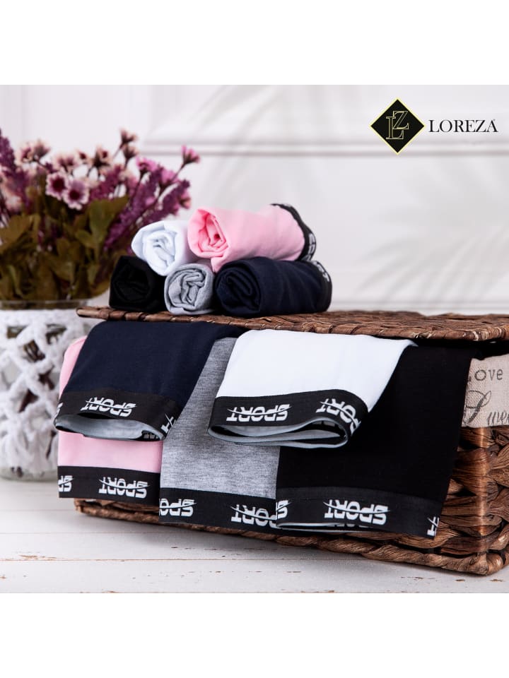 LOREZA 10er Set Slips - Sport - Bunt günstig kaufen