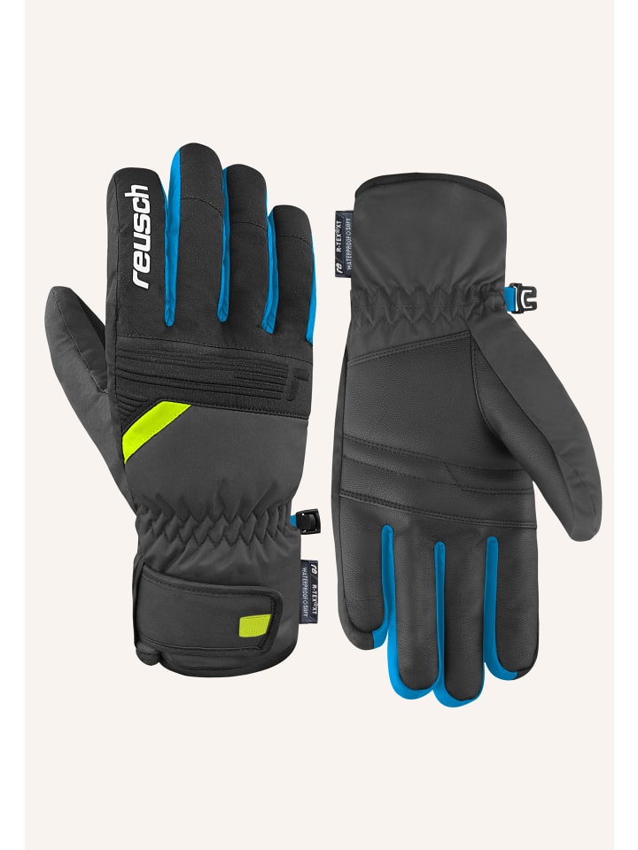 Reusch Skihandschuhe Baldo R-TEX XT in 6682 dark granite / safety yel günstig kaufen
