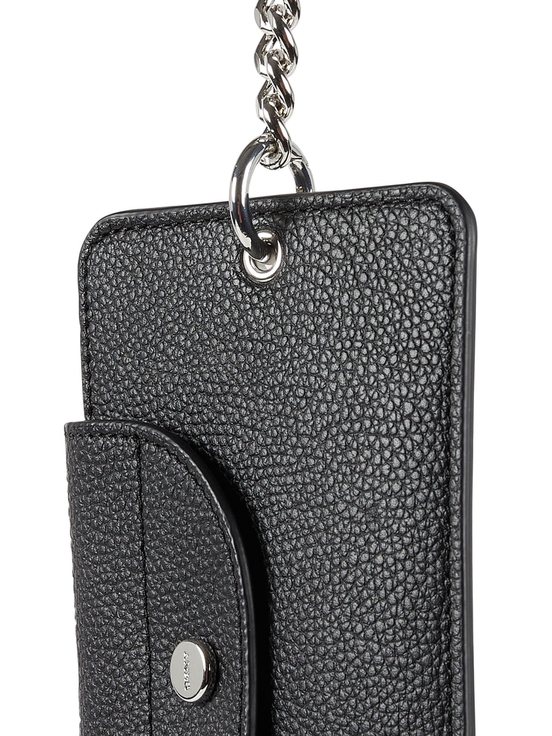 Handytasche in Leder-Optik in schwarz