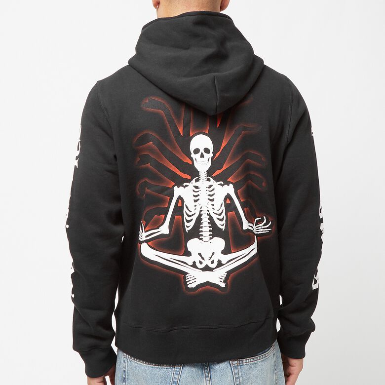 Pleasures Meditation Zip Hoodie black