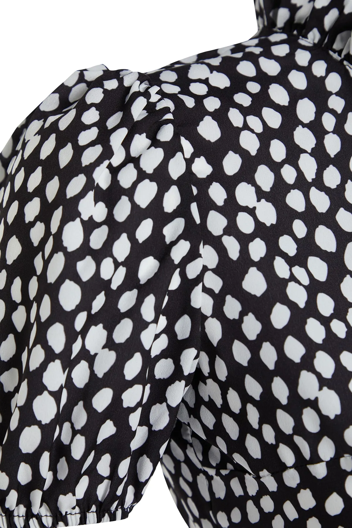 Trendyol Collection  Schwarzes A-Linien-Midikleid mit Blumenmuster TWOSS20EL0894