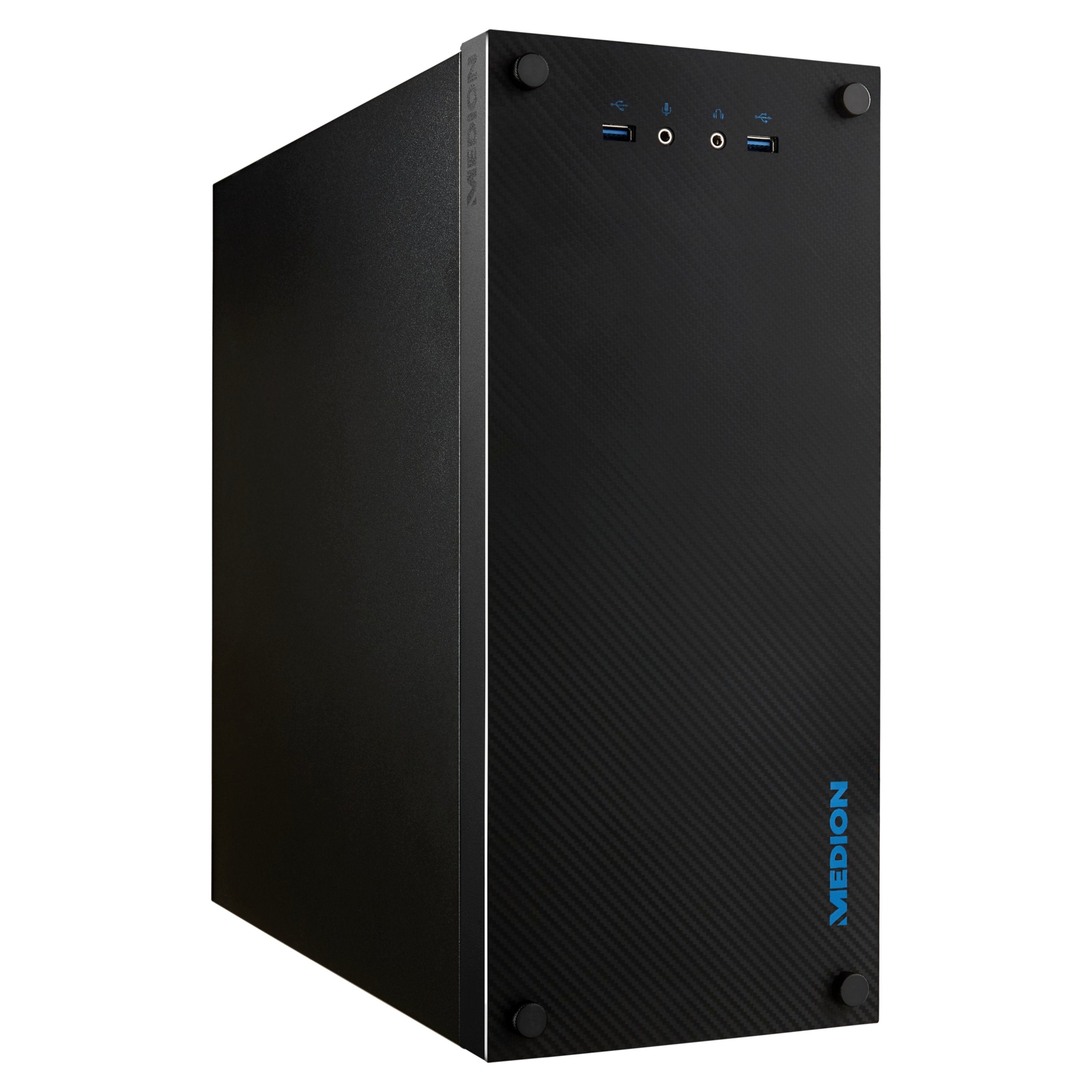 Medion® P67086 Multimedia PC (Intel Core i5 13400, Nvidia Geforce GTX 1650, 16 GB RAM, 512 GB SSD, Windows 11 Home, MD35406)