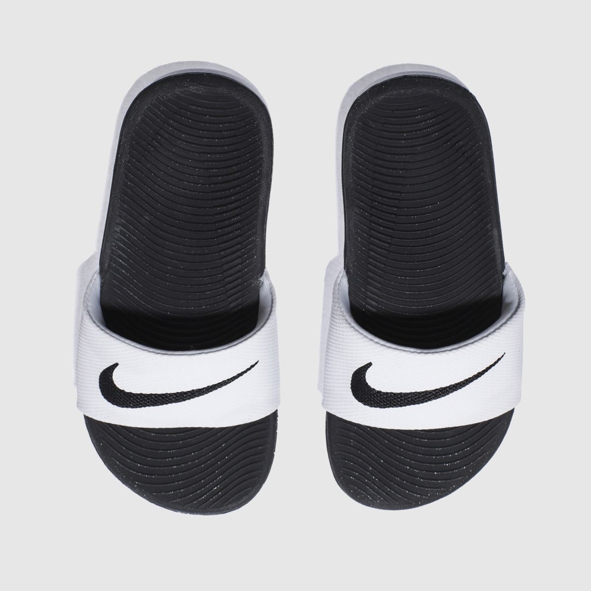 Beli in črni sandali Nike Kawa Youth
