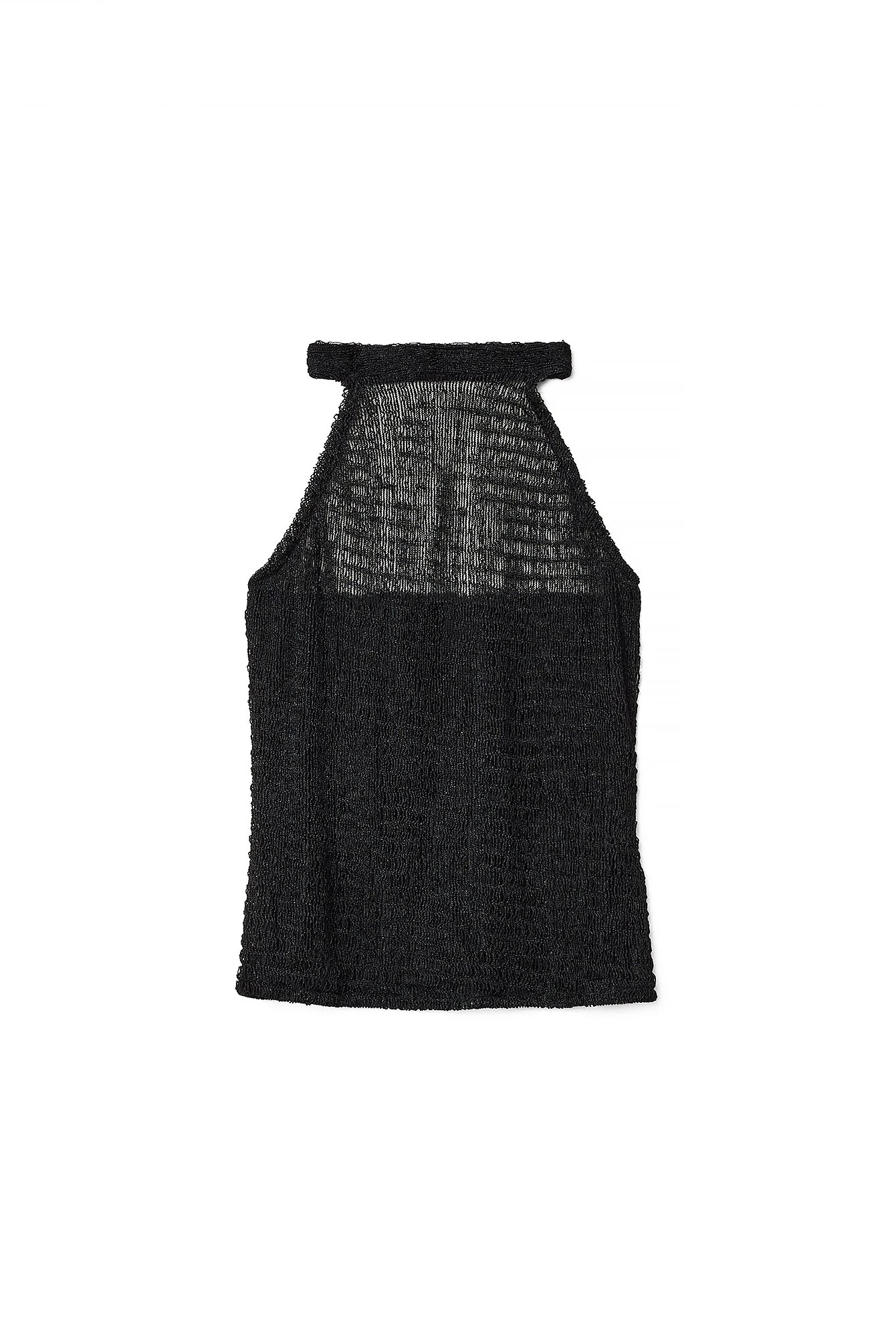 Neckholder-Oberteil im Distressed-Look