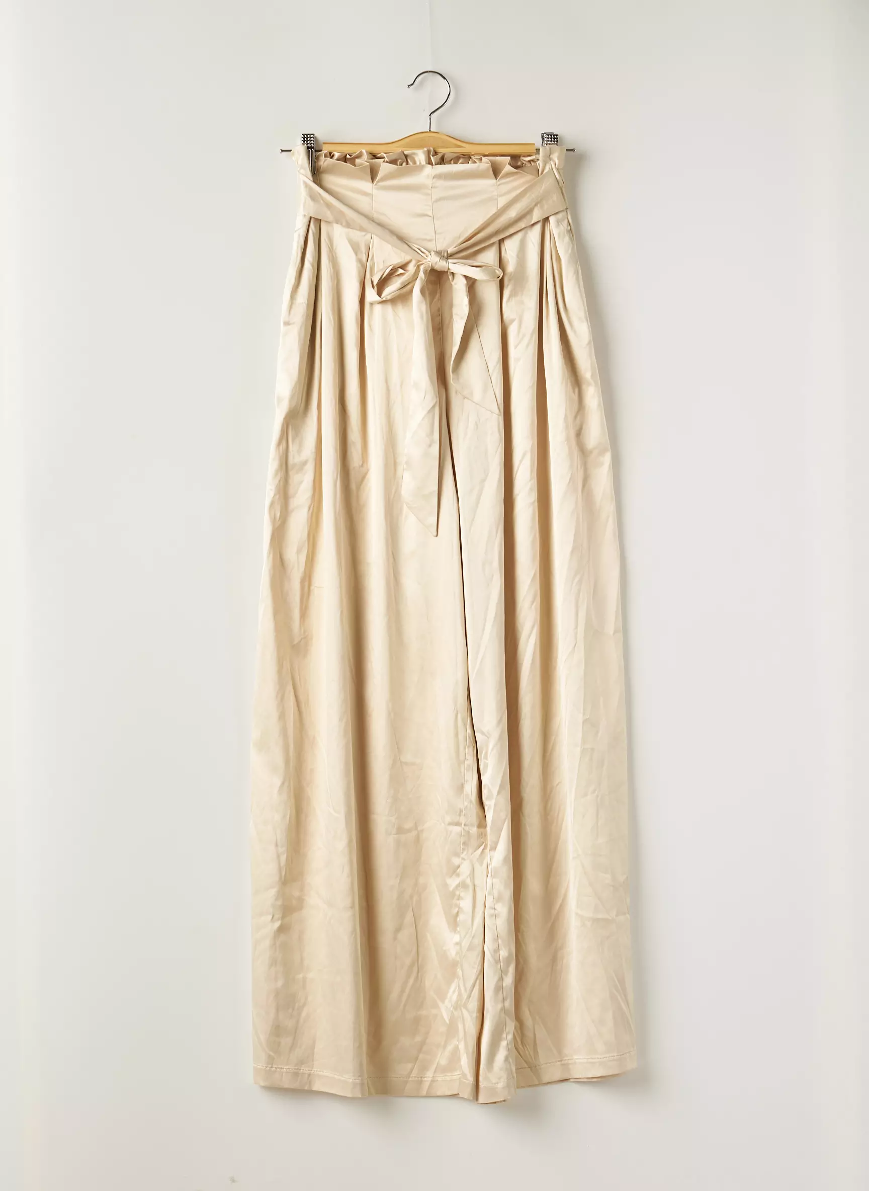 Molly Bracken Pantalons Larges Femme couleur beige