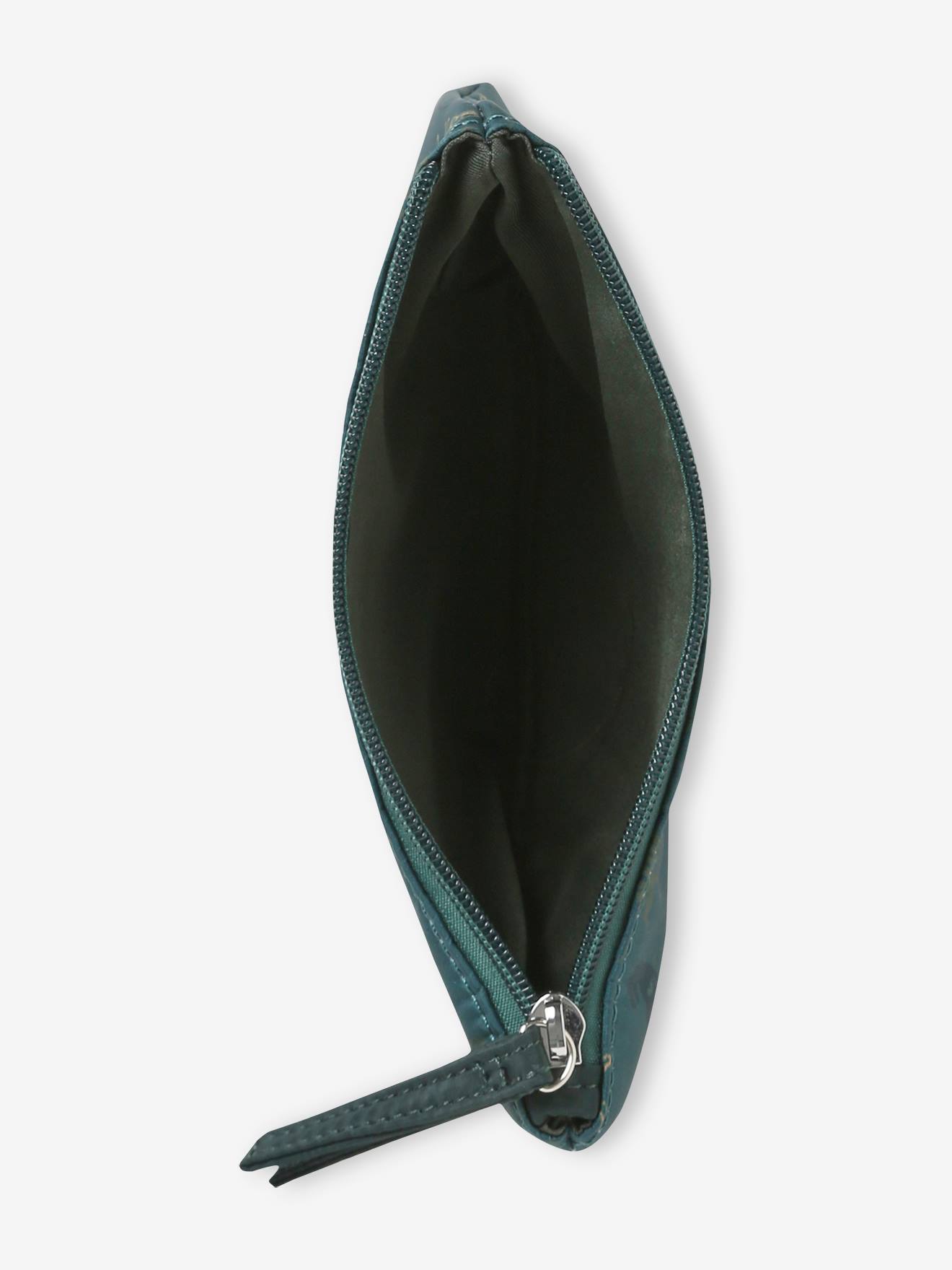 Cartable + trousse dinosaures garçon vert sapin
