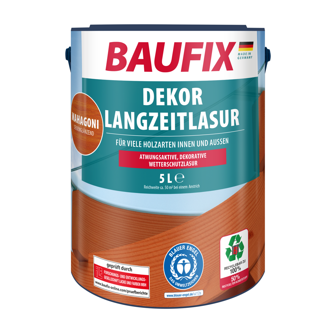 Baufix Dekor-Langzeitlasur mahagoni