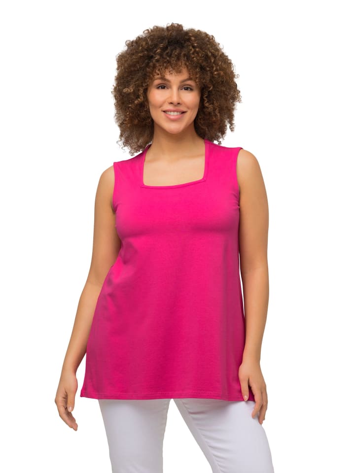 Ulla Popken Shirt in fuchsia pink günstig kaufen 50-52