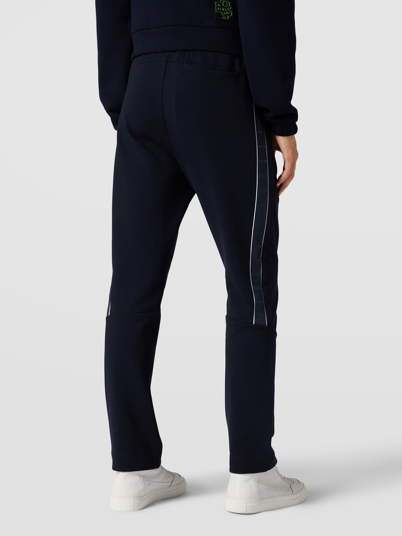 Sweatpants mit Galonstreifen Modell 'HADIM' in marineblau