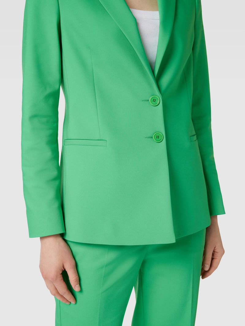 Blazer mit Reverskragen in grün