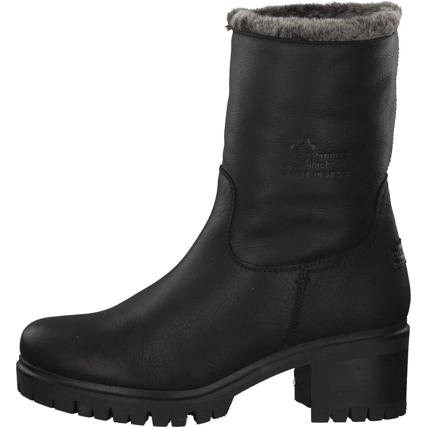 Panama Jack Piola B, Winterstiefel, Damen, Schwarz (Negro/Black)