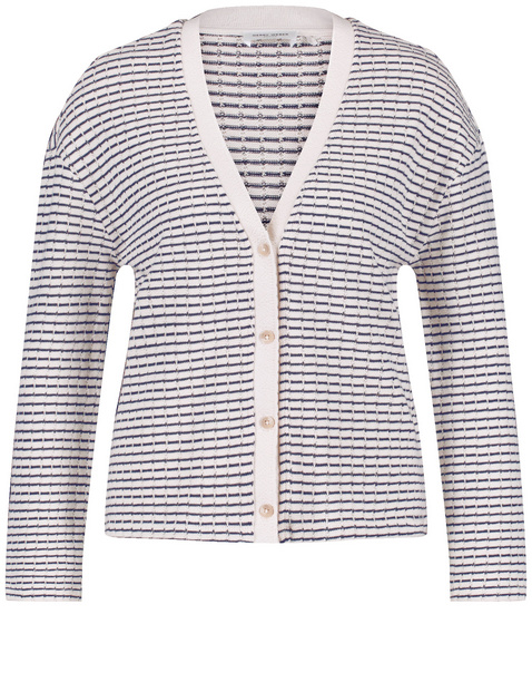 Modische Strickjacke mit dekorativer Blende