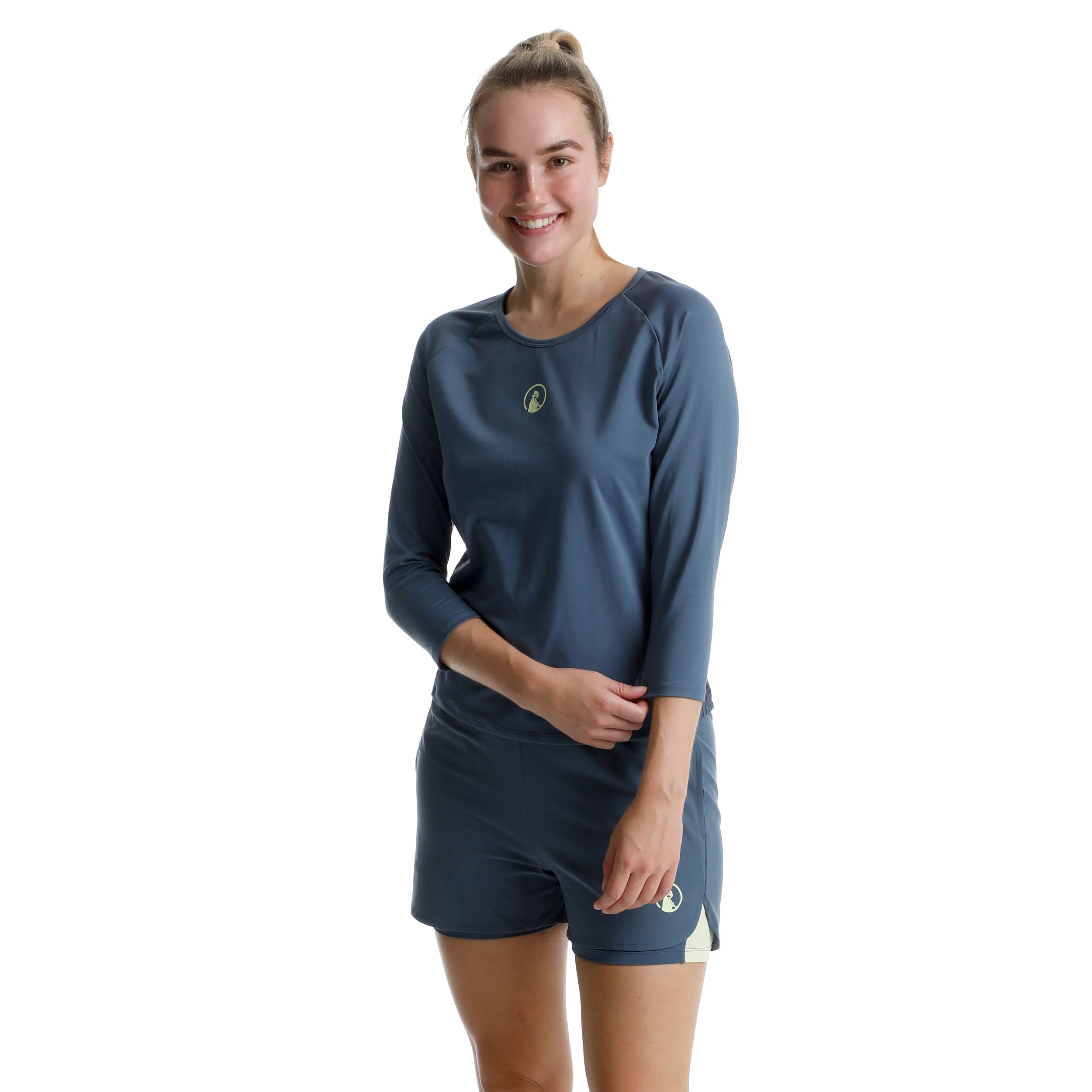 Perspectives Stripes Longsleeve Damen - Blau
