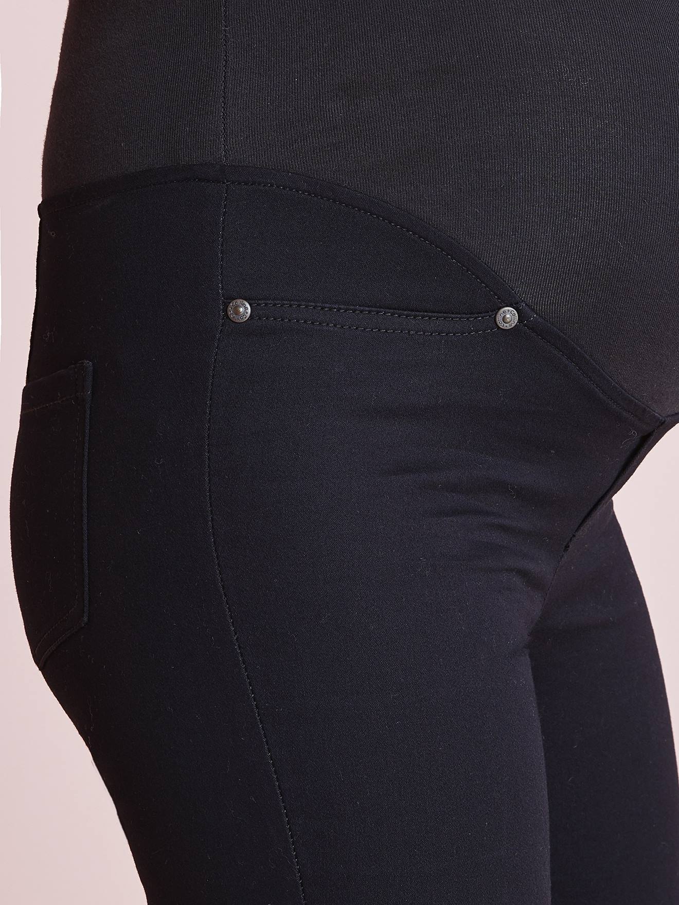 Vertbaudet Umstands-Treggings, Schrittlänge 82 cm - schwarz