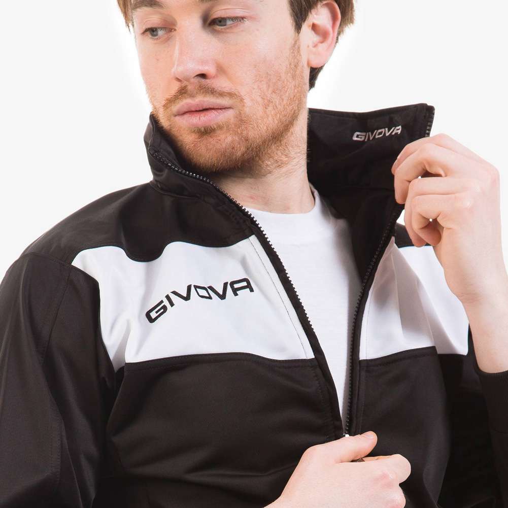 Givova Tuta Visa Trainingsanzug schwarz/weiß