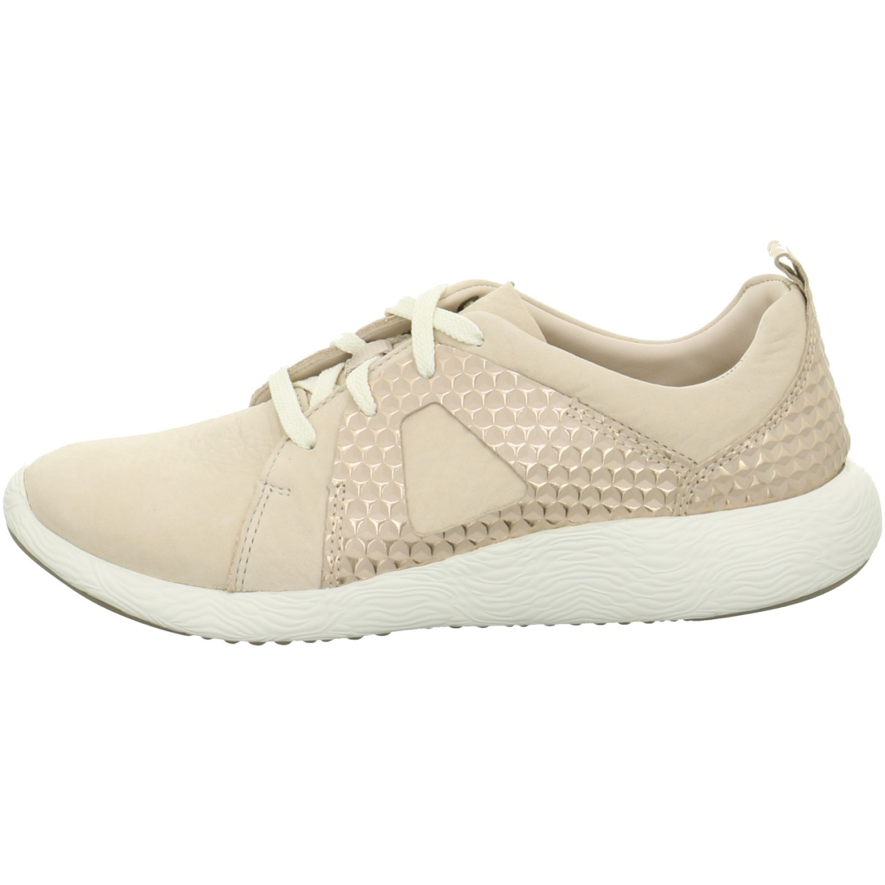 CLARKS Freizeit Schnürer beige WOMENS
