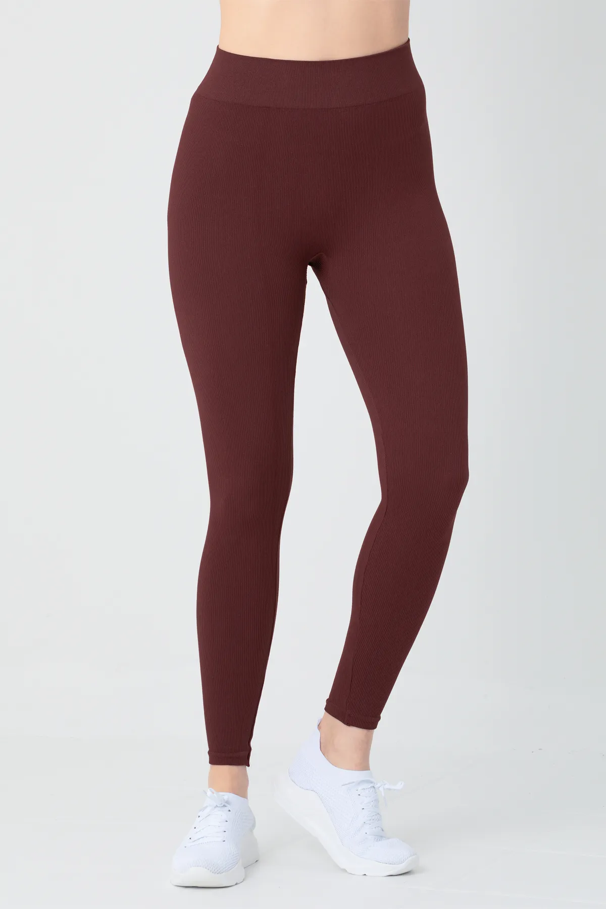 Doremi  Nahtlose gestrickte Leggings mit hoher Taille