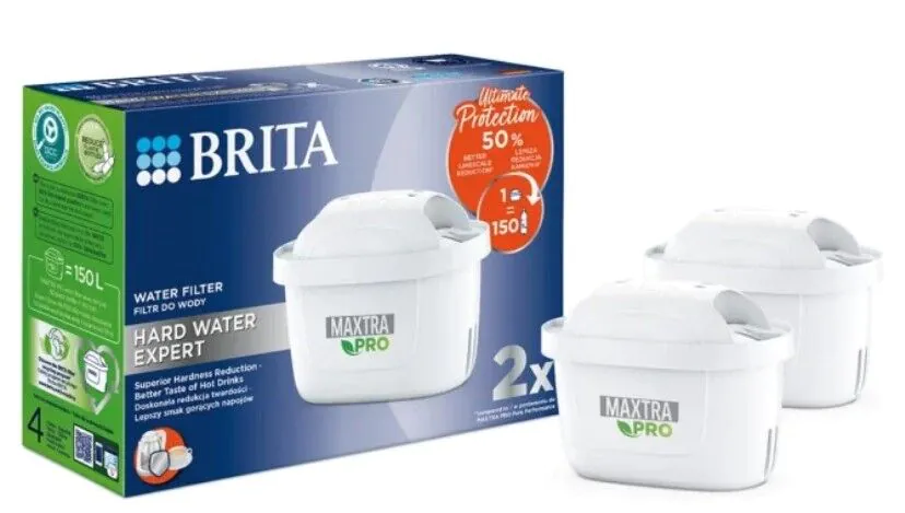 Brita Maxtra Pro kieto vandens ekspertų vandens filtrai, 2 vnt.