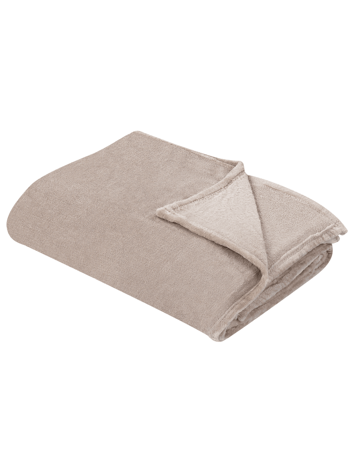 Beliani Kuscheldecke BAYBURT in Beige - (W) 150 x (H) 1 x (L) 200 cm günstig kaufen onesize