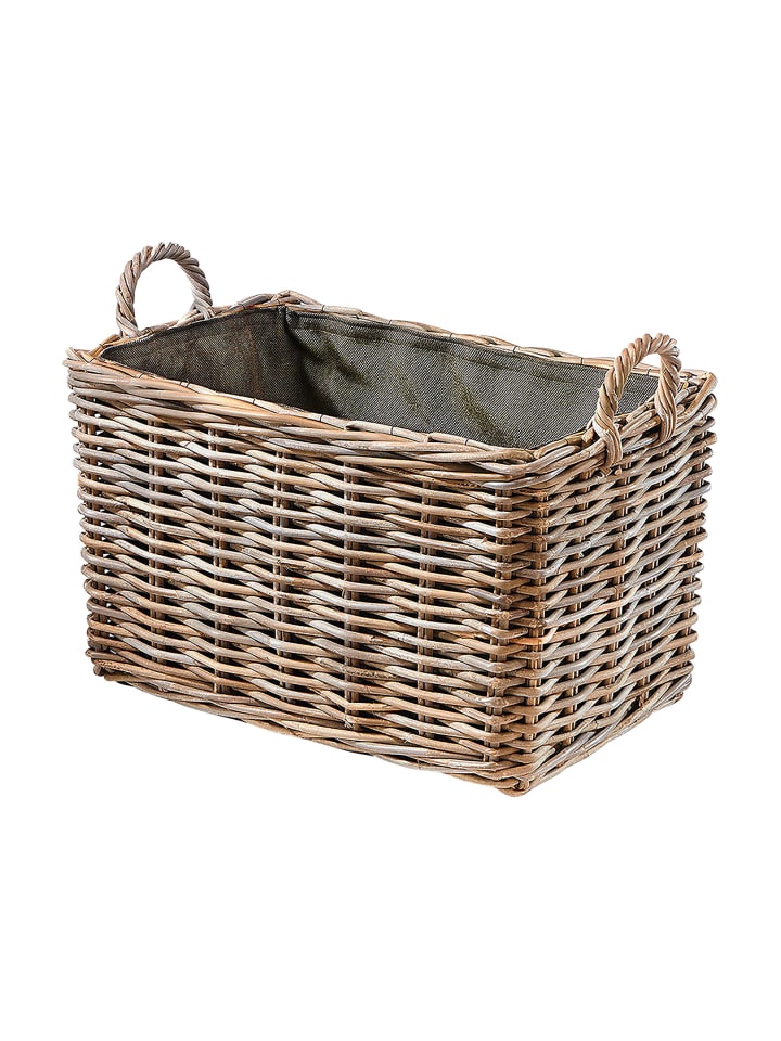 kobolo Kaminholzkorb KUBUWOOD01 in Grau günstig kaufen onesize