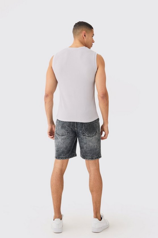 Muscle-Fit Man Ottoman Tanktop