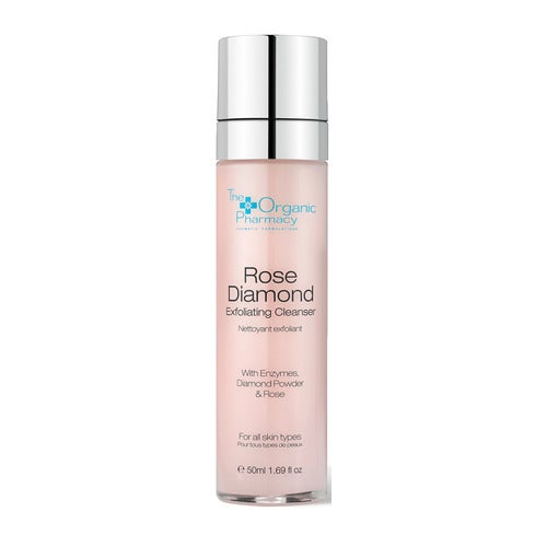 Nettoyant exfoliant Rose Diamond de The Organic Pharmacy, rechargeable 50 ml