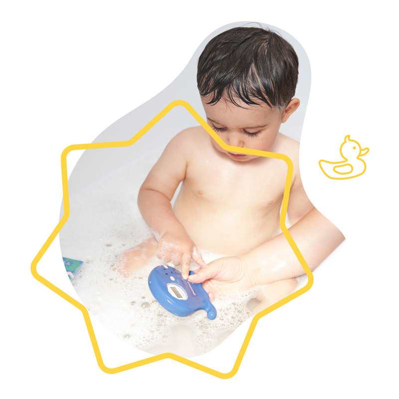 Thermomètre de bain digital pieuvre Badabulle