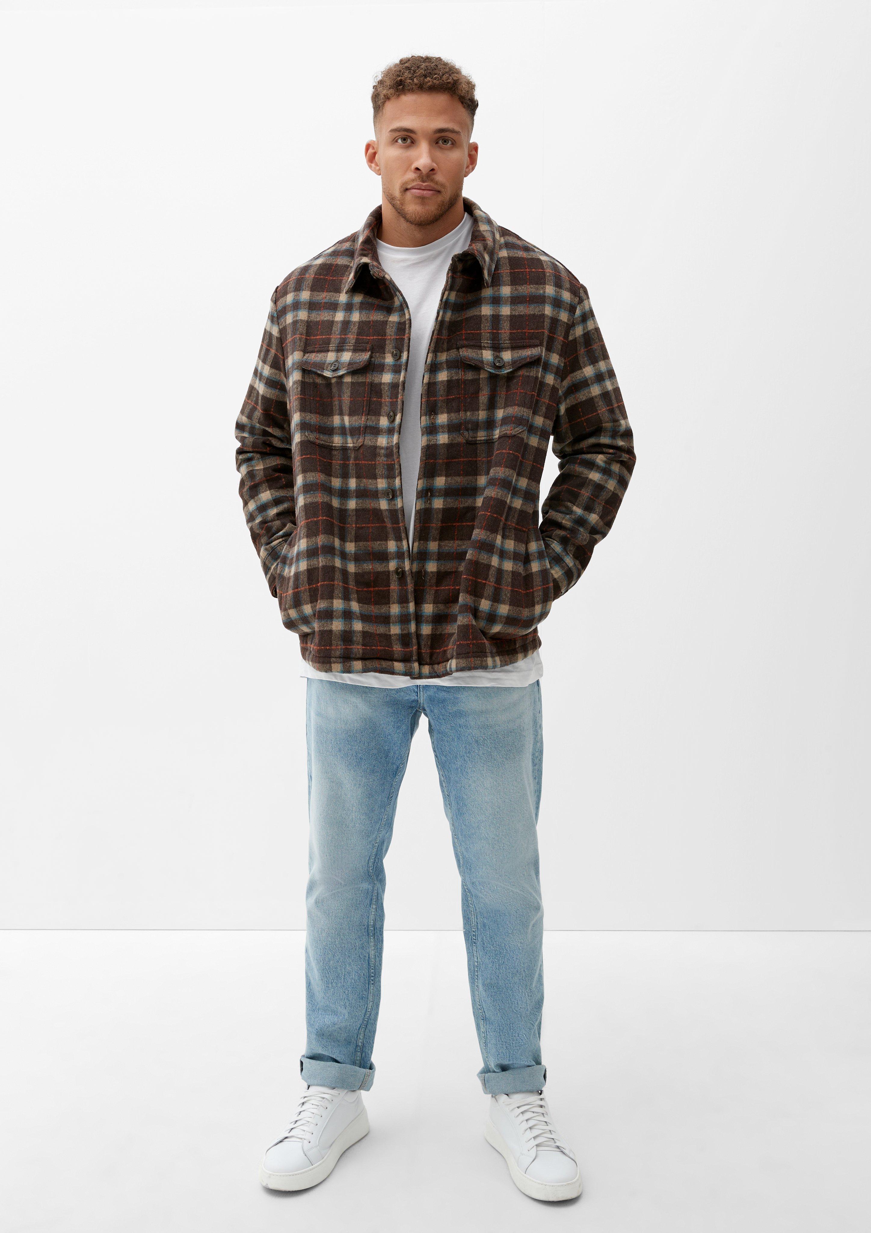 Gefütterte Hemdjacke  2119721-88N5