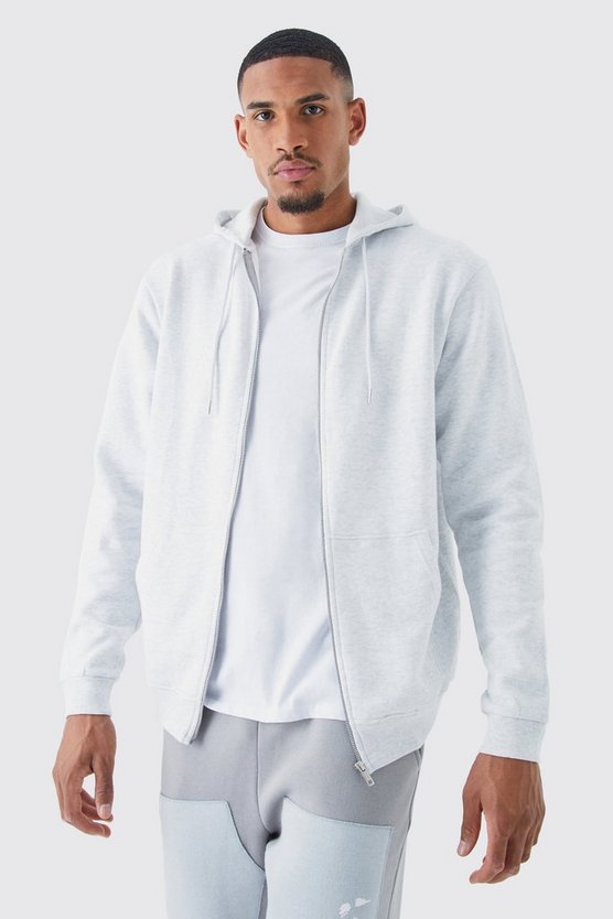 Tall Basic Hoodie mit Reißverschluss