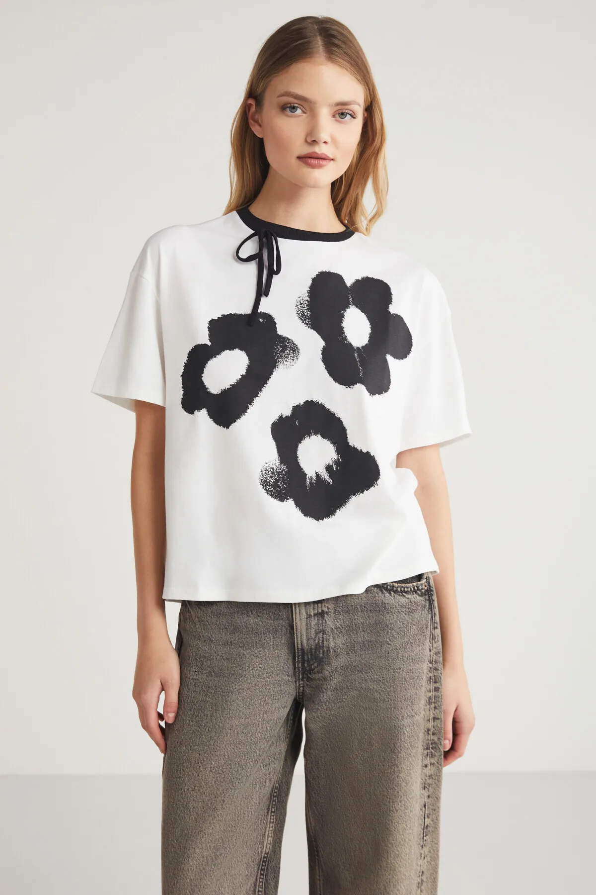 GRIMELANGE  T-Shirt - Weiß - Regular Fit