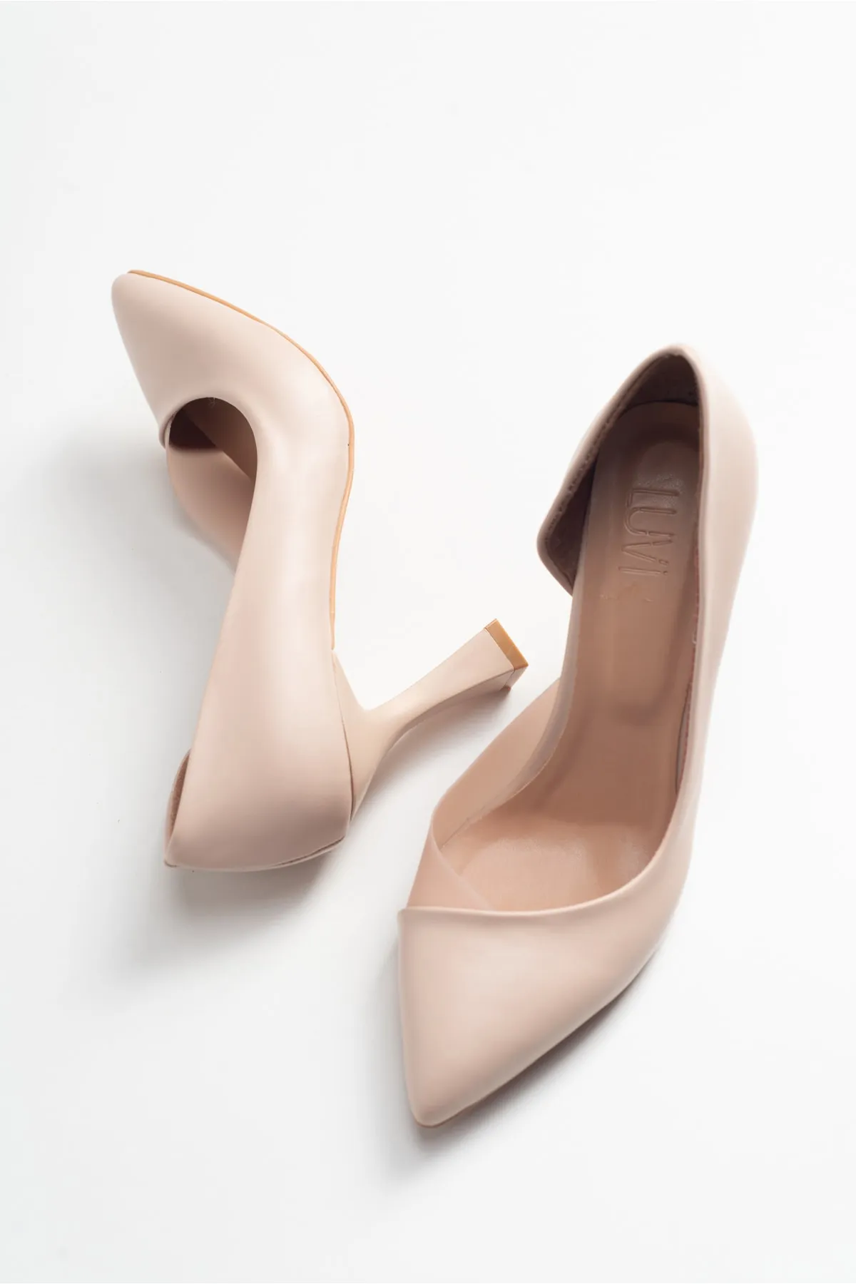 LuviShoes  653 Damenschuhe mit Hautabsatz